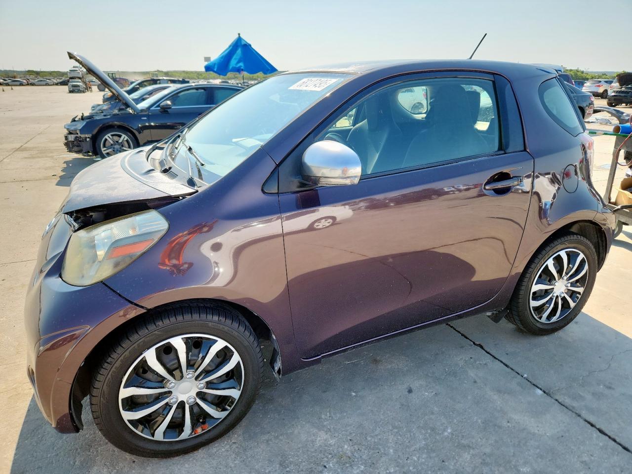 2012 Scion iQ, VIN JTNJJXB09CJ017560 — Front end