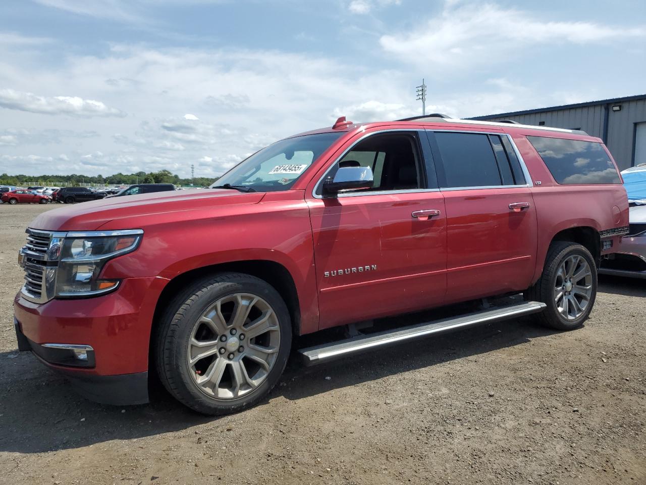 2015 Chevrolet Suburban LTZ, VIN 1GNSKKKC7FR563340 — Rear end