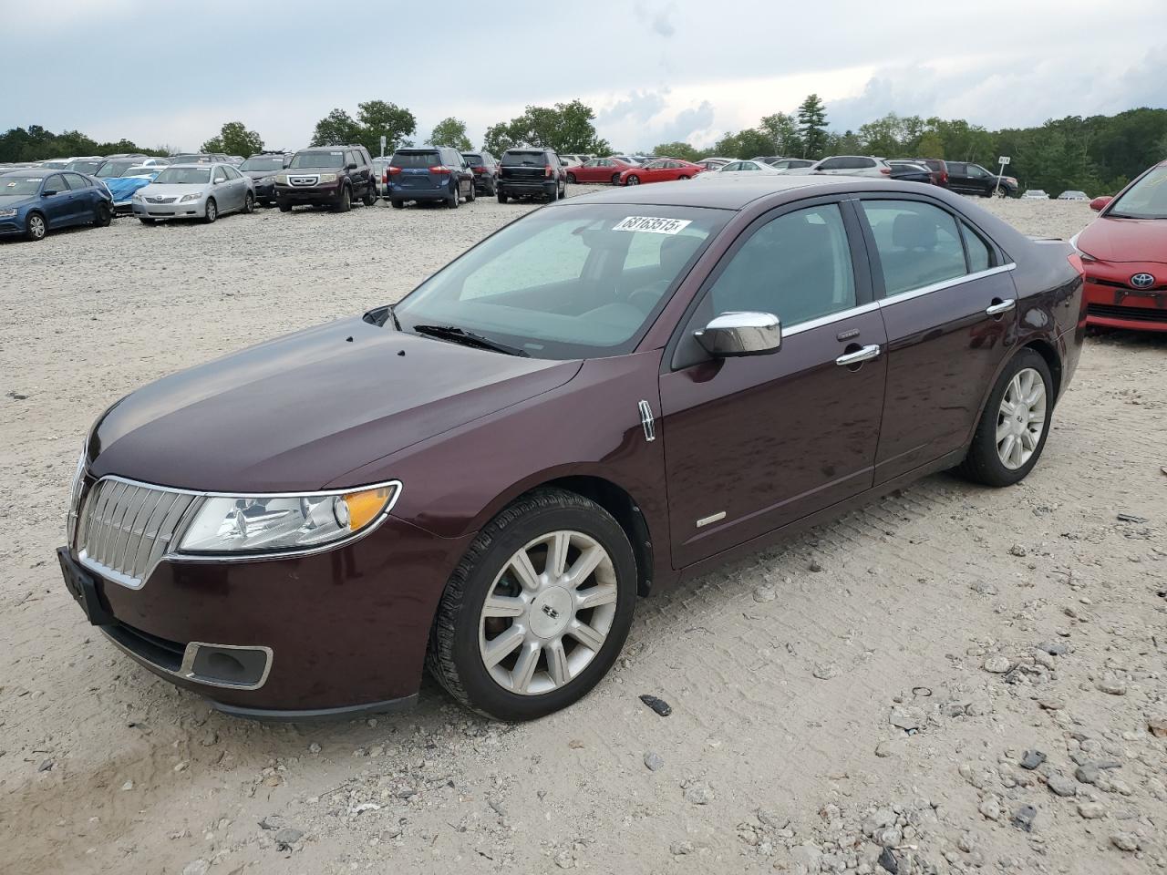 2012 Lincoln MKZ Hybrid, VIN 3LNDL2L35CR833710 — Undercarriage
