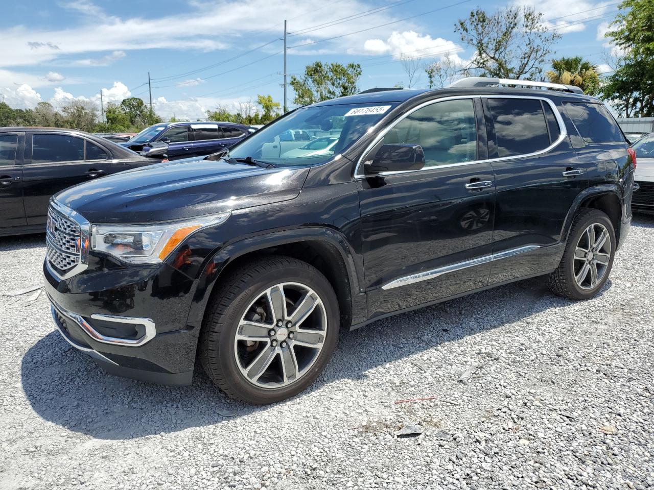 2019 GMC Acadia Denali, VIN 1GKKNPLS2KZ166071 — Rear end