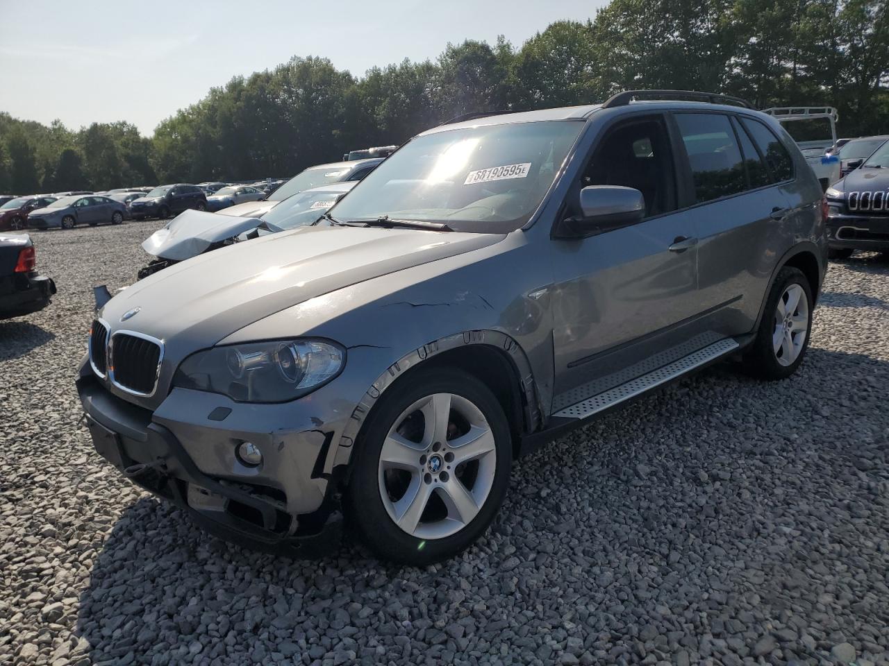 2007 BMW X5 3.0si, VIN 5UXFE435X7L019222 — Front end