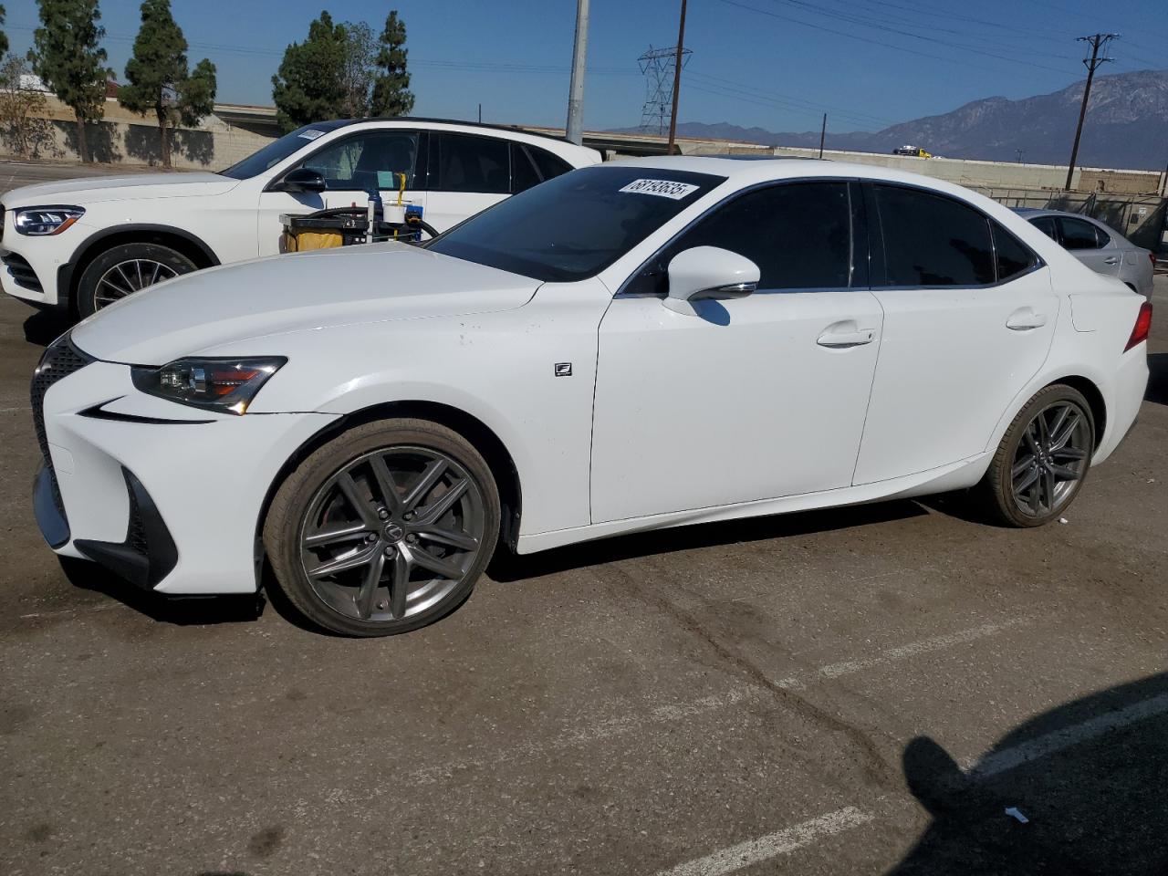 2017 Lexus IS 200t, VIN JTHBA1D26H5052933 — Front end