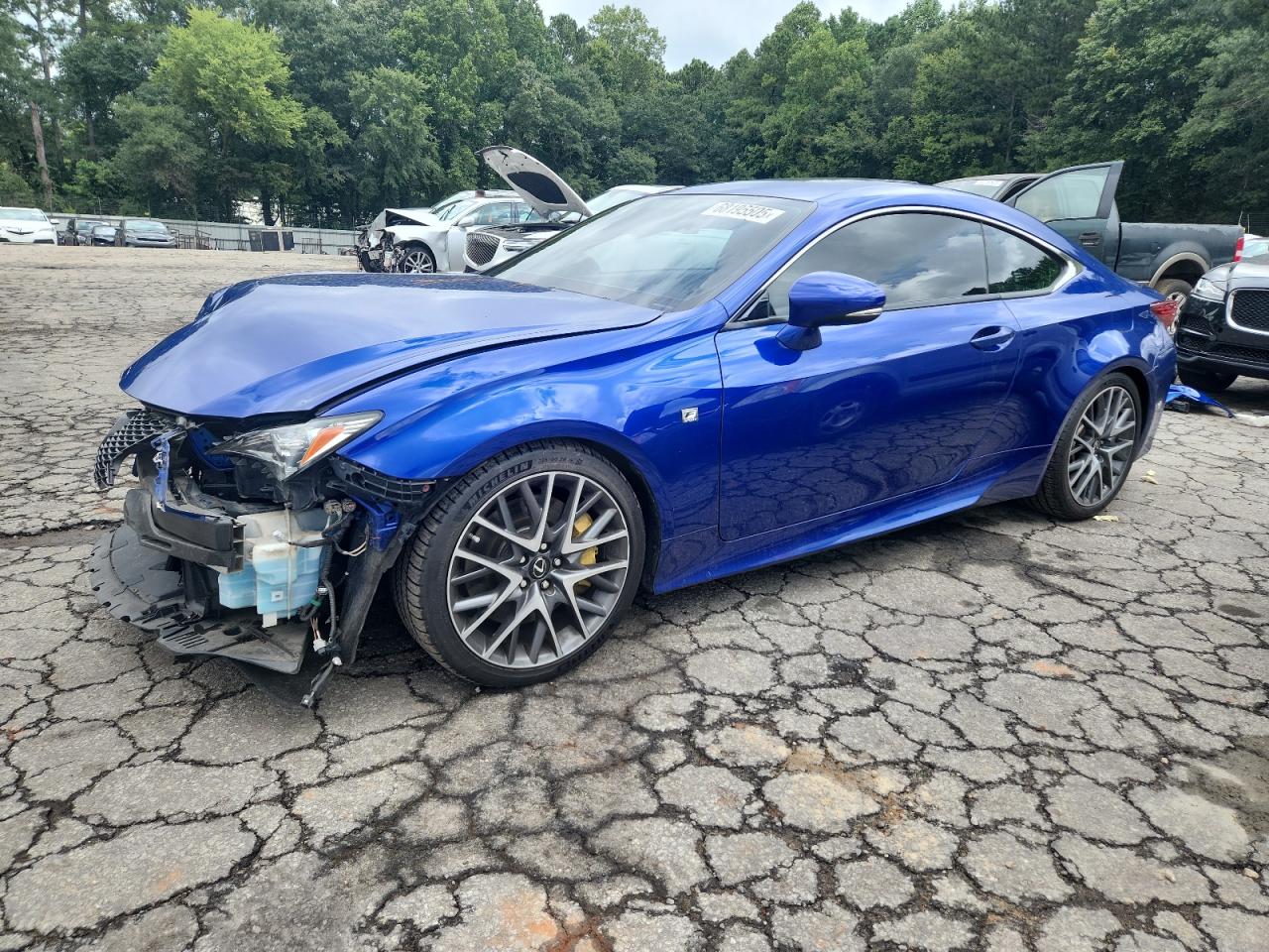 2015 Lexus RC 350 F Sport, VIN JTHHE5BC3F5008354 — Фото с аукциона