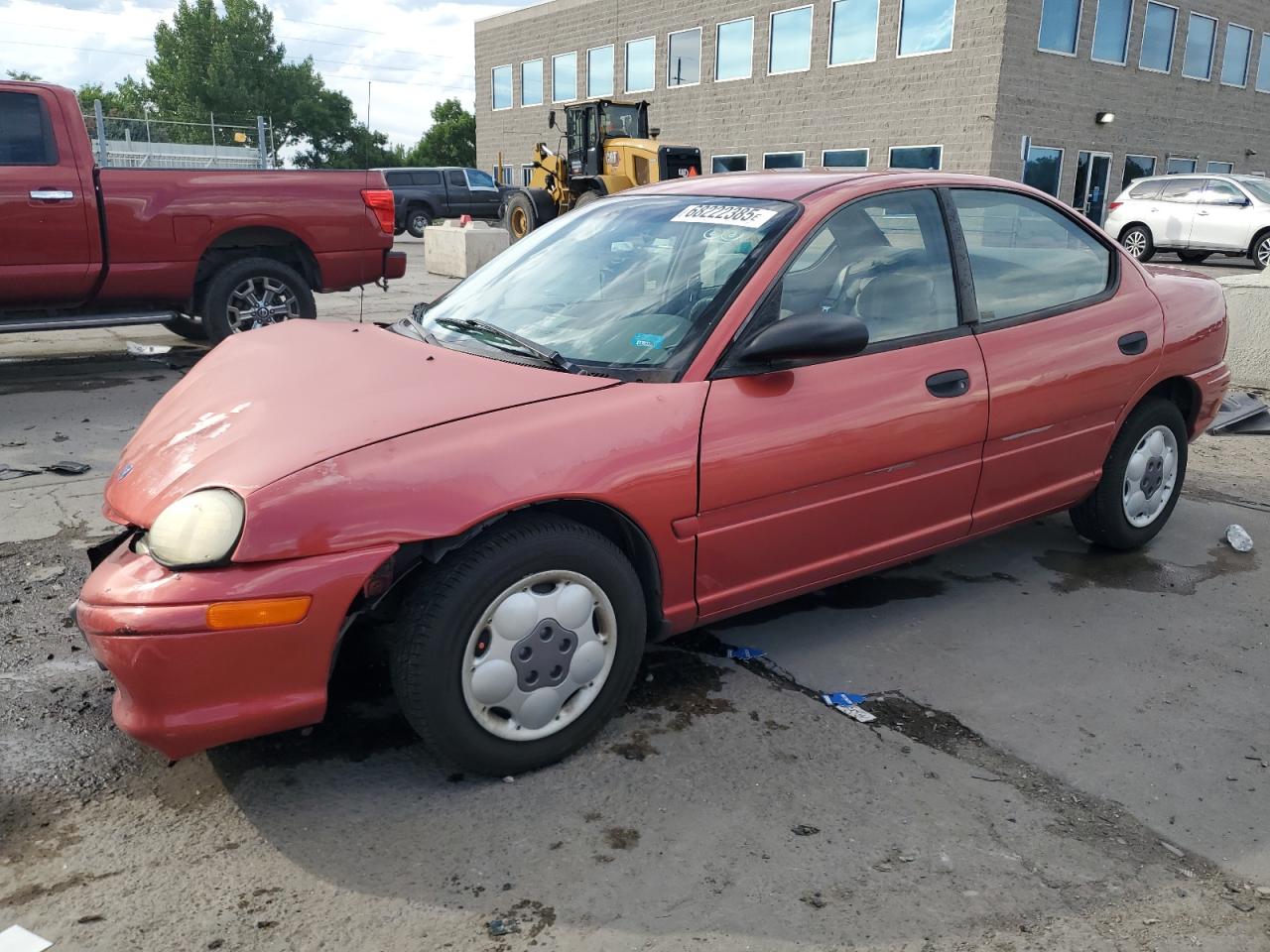 1996 Dodge Neon Highline, VIN 1B3ES47C2TD696690 — Front end
