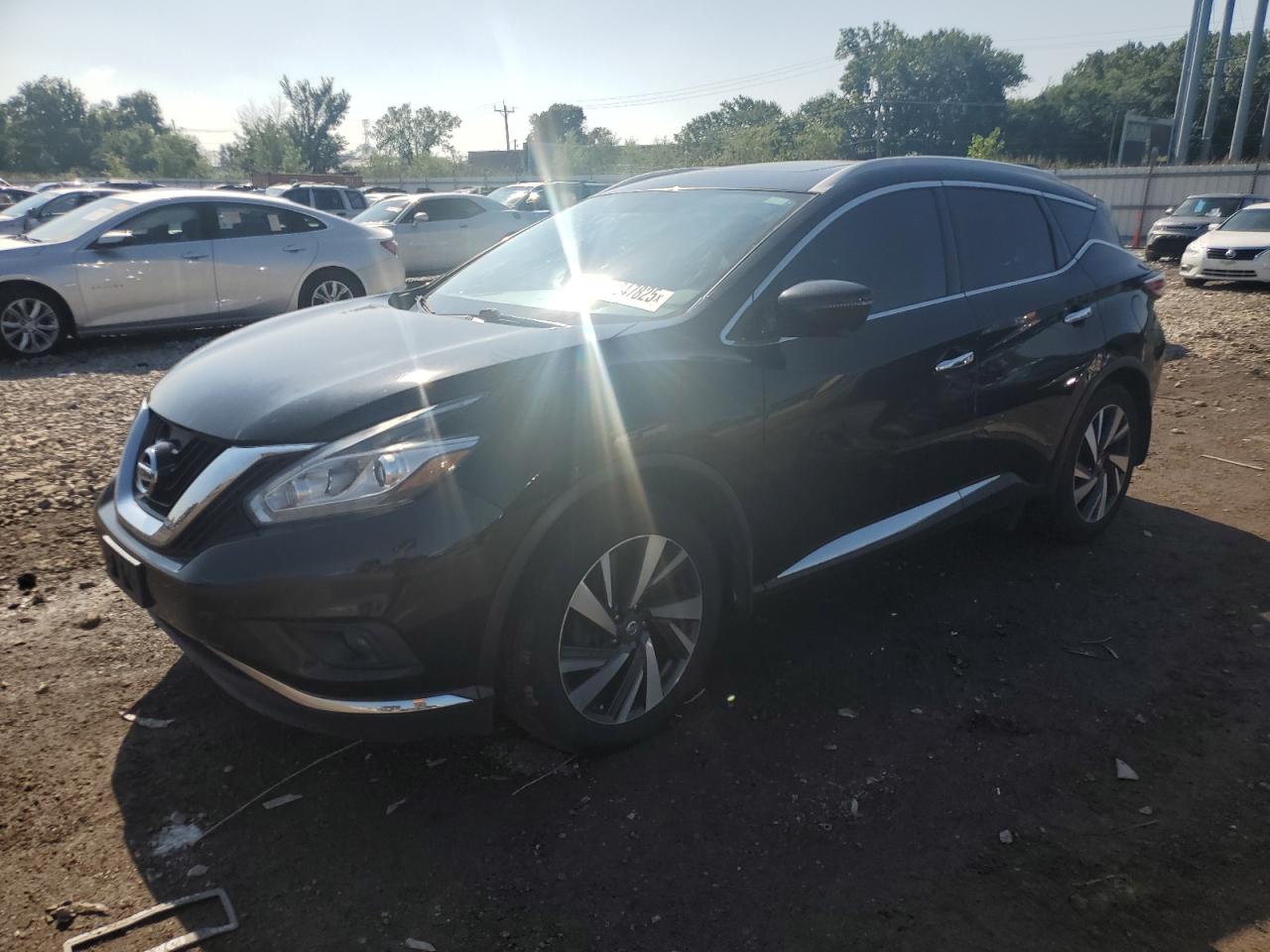 2017 Nissan Murano Platinum, VIN 5N1AZ2MH9HN191286 — Front end