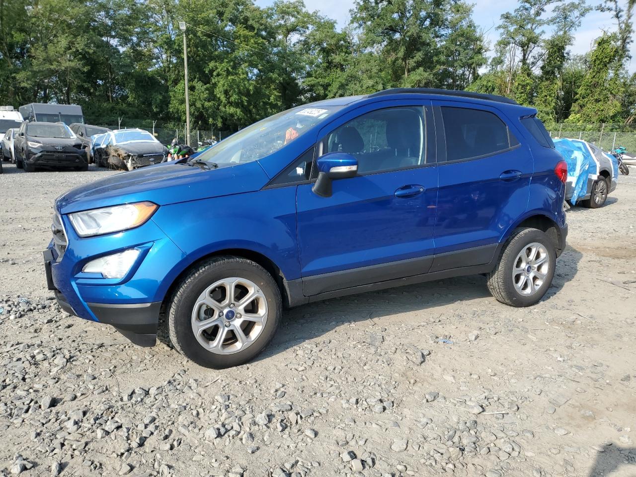 2021 Ford EcoSport SE, VIN MAJ6S3GL1MC456671 — Rear end