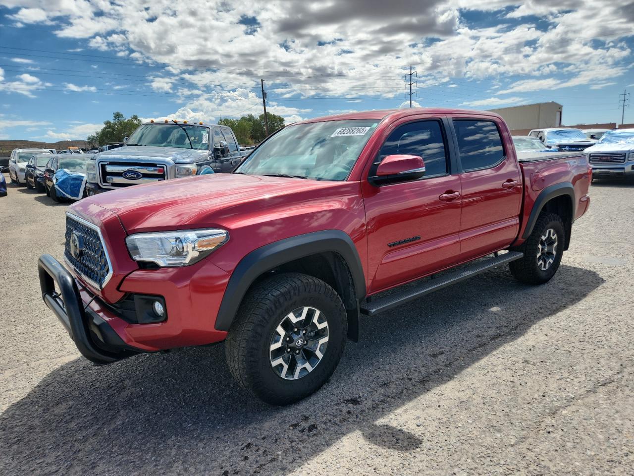2019 Toyota Tacoma SR, VIN 3TMCZ5AN1KM261891 — Rear end