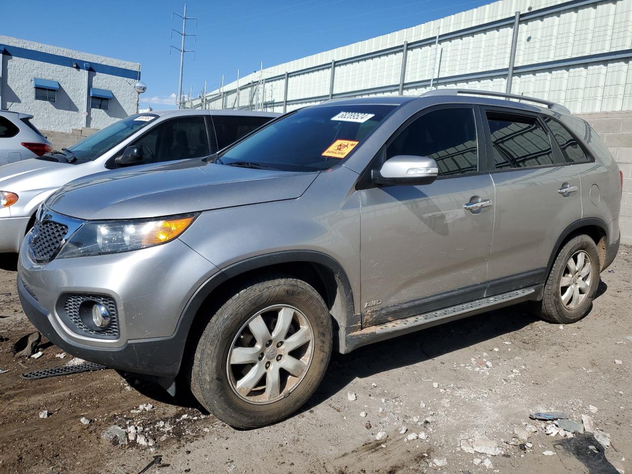 2013 Kia Sorento LX, VIN 5XYKTDA21DG366556 — Biohazard / chemical