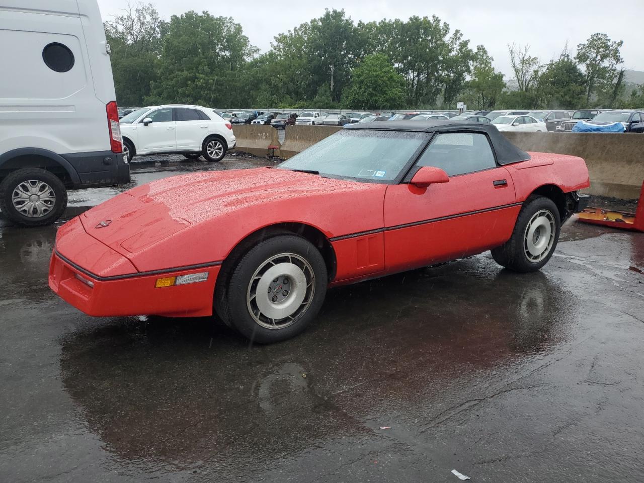 1987 Chevrolet Corvette, VIN 1G1YY3180H5109907 — Rear end