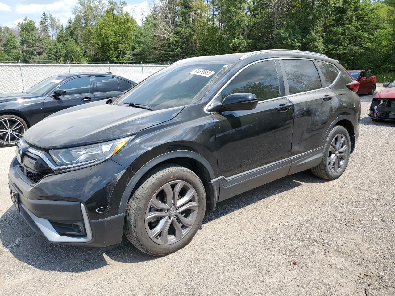 2021 Honda CR-V Sport, VIN 2HKRW2H45MH239769 — Пожар в салоне