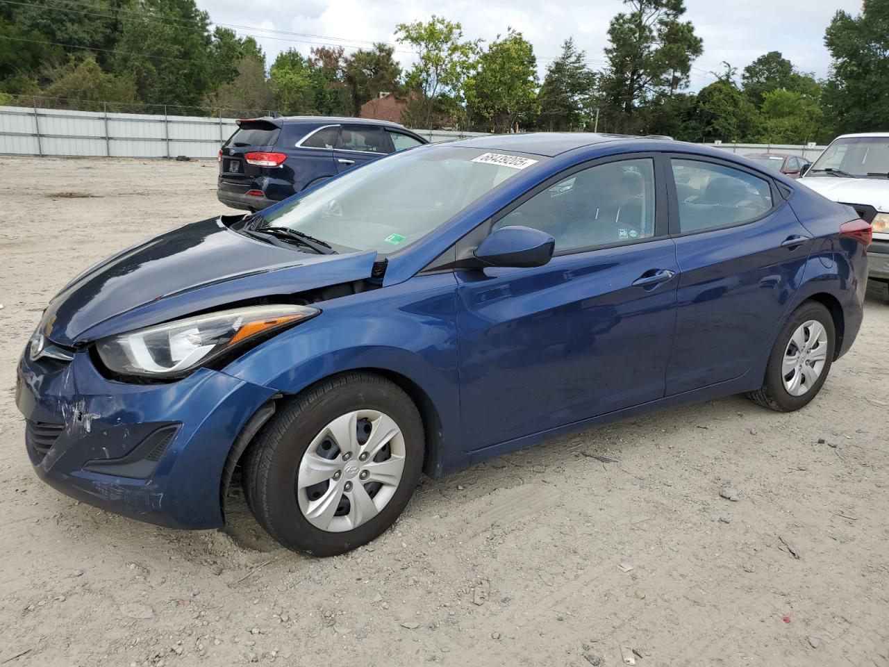 2016 Hyundai Elantra SE, VIN 5NPDH4AE9GH676990 — Front end
