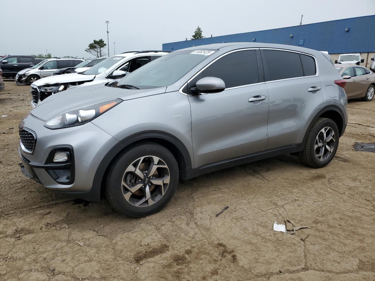 2022 Kia Sportage LX, VIN KNDPMCAC8N7956645 — Frame damage