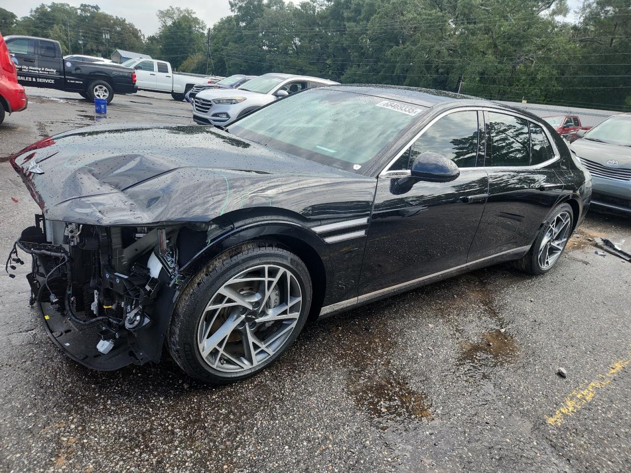 2023 Genesis G90, VIN KMTFB4SD7PU024649 — Перед