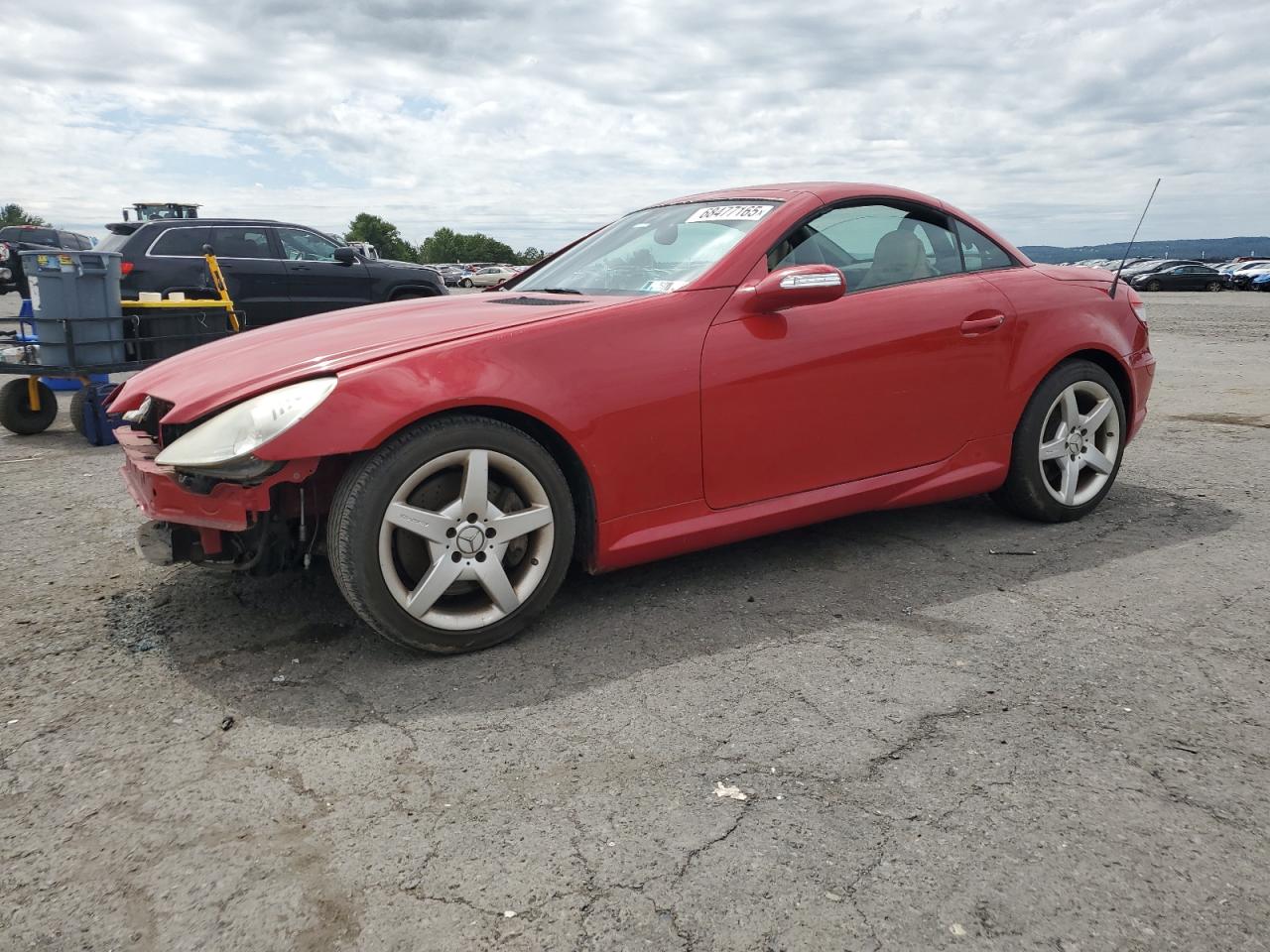 2008 Mercedes-Benz SLK 350, VIN WDBWK56F68F185644 — Front end
