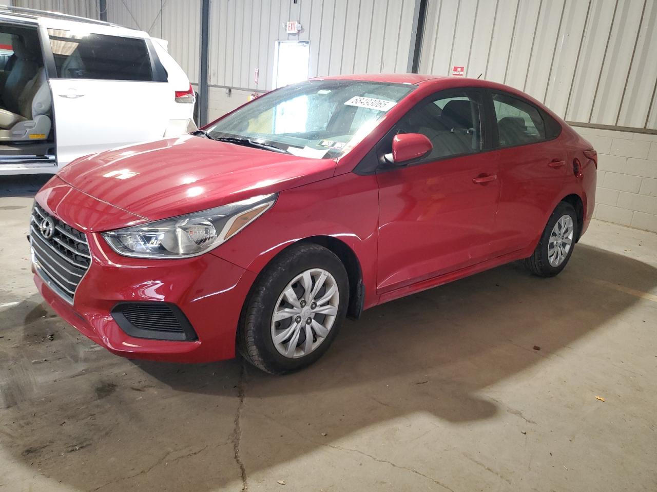 2022 Hyundai Accent SE, VIN 3KPC24A6XNE170799 — Front end
