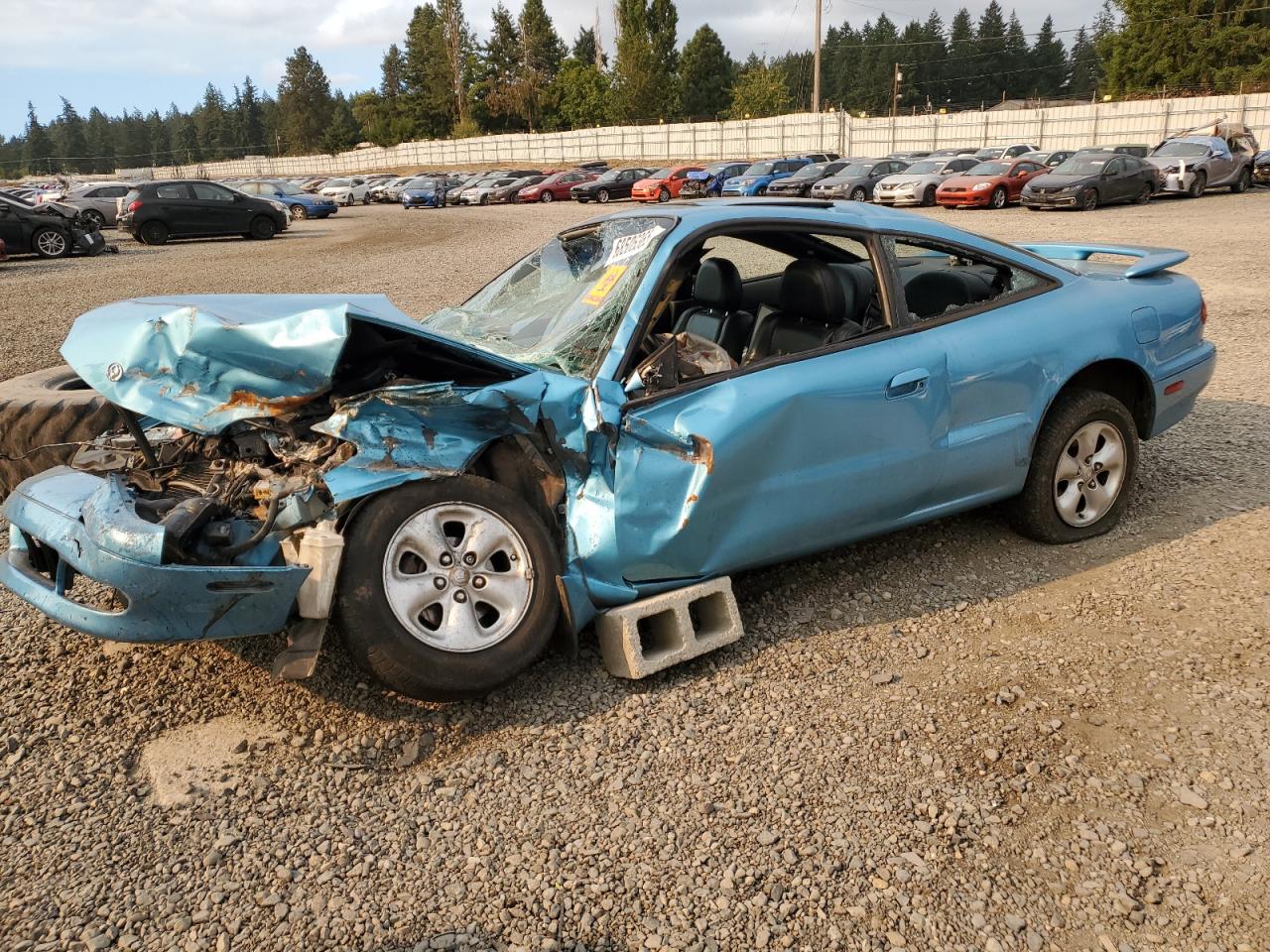 1994 Mazda MX-6 LS, VIN 1YVGE31D5R5174532 — Front end