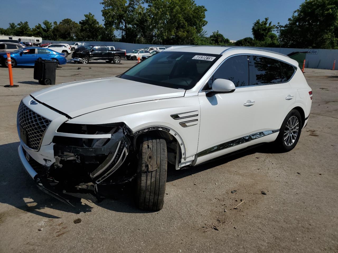 2024 Genesis GV80, VIN KMUHBDSB2RU208614 — Front end
