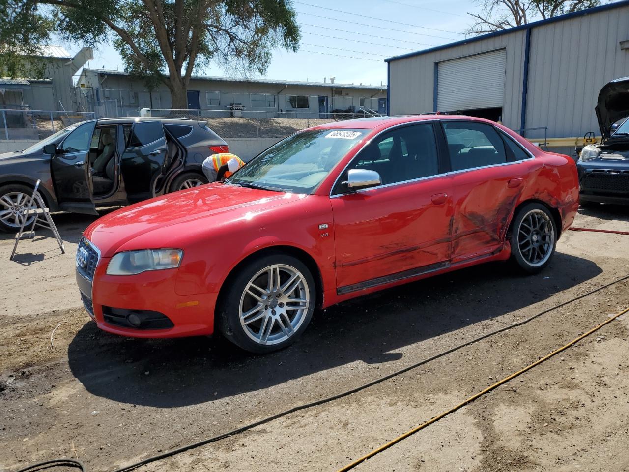 2008 Audi S4, VIN WAUGL78E58A030743 — Бок