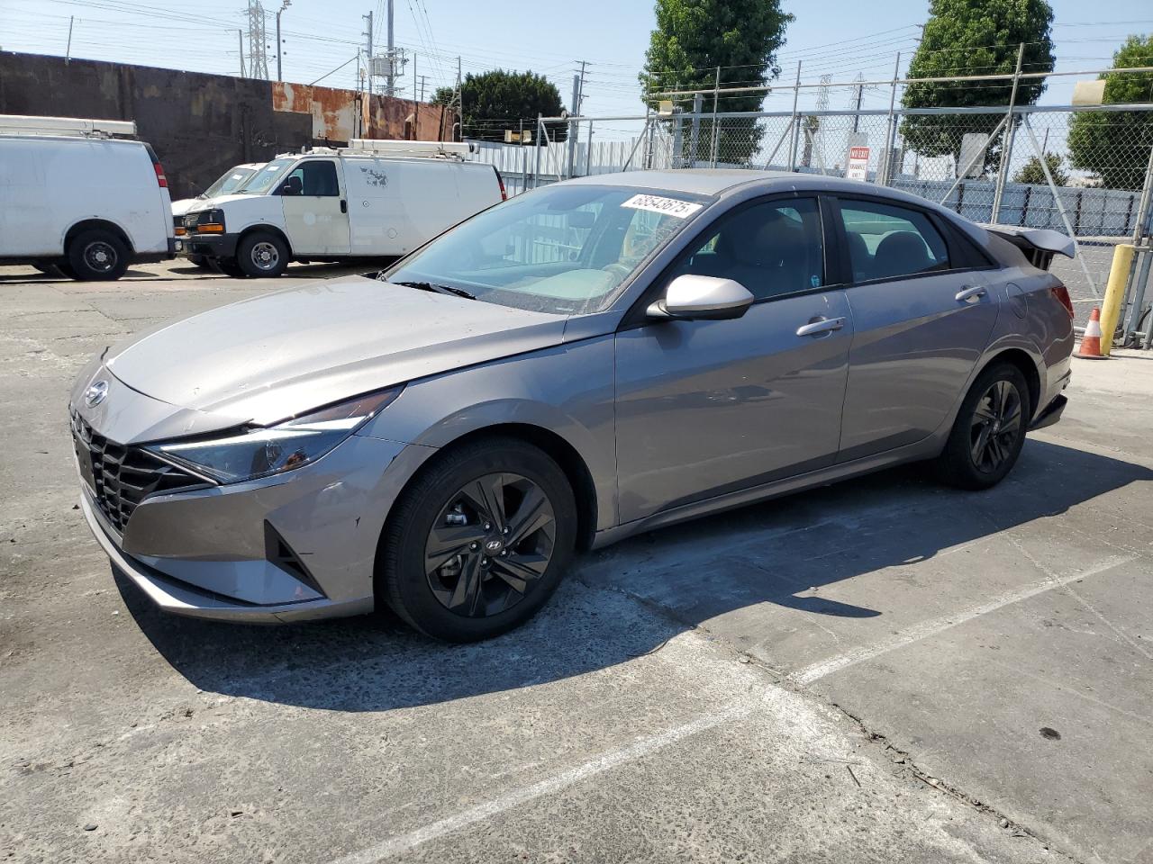 2023 Hyundai Elantra Blue, VIN KMHLM4AJ0PU078941 — Rear end