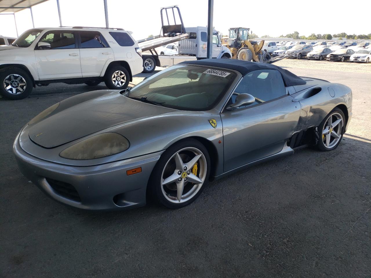2001 Ferrari 360 Spider, VIN ZFFYT53A810123897 — Side