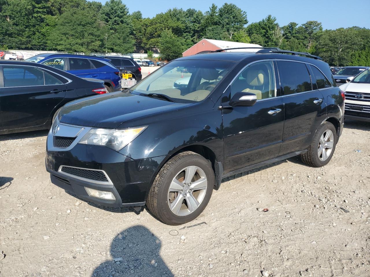 2012 Acura MDX Technology, VIN 2HNYD2H37CH519462 — Rear end