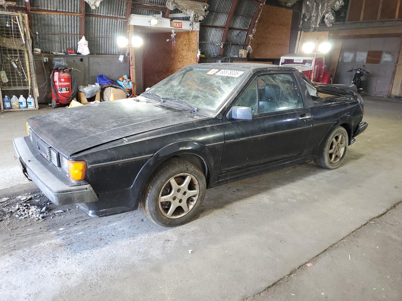 1988 Volkswagen Scirocco, VIN WVWCB0536JK004604 — Roof