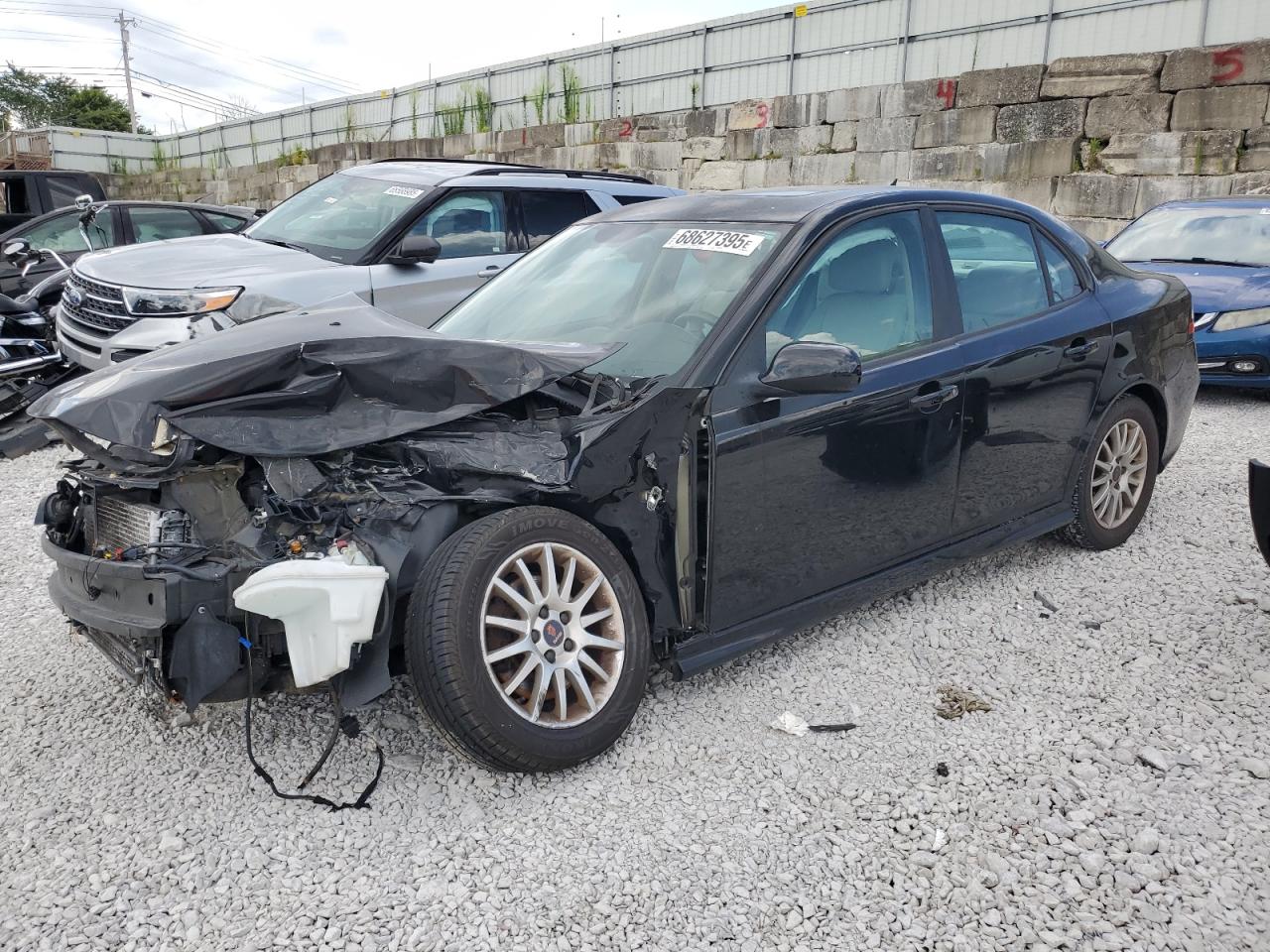 2010 Saab 9-3, VIN YS3FA4CY2A1613824 — Front end