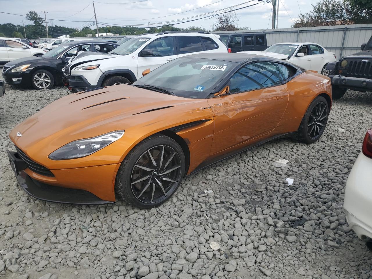 2017 Aston Martin DB11, VIN SCFRMFAVXHGL03087 — Front end