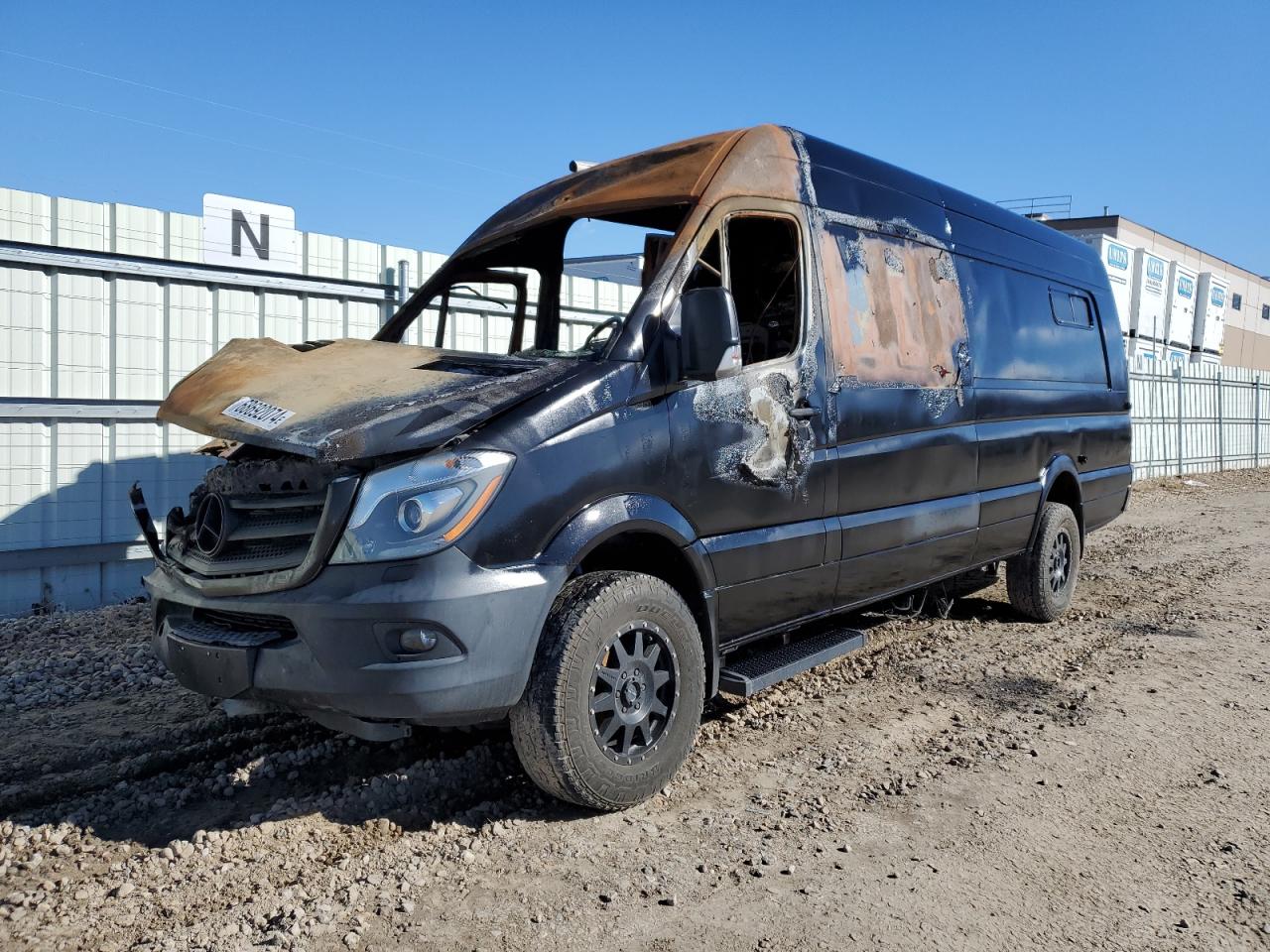 2016 Freightliner Sprinter, VIN WDYFE8CD7GP345041 — Burn