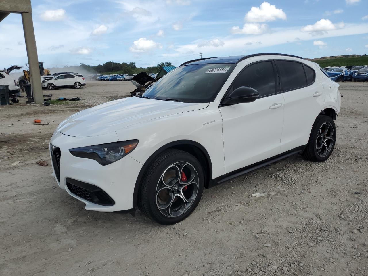 2024 Alfa Romeo Stelvio Ti, VIN ZASPAKBNXR7D77771 — Rear end