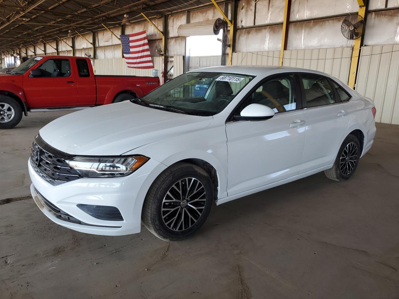 2021 Volkswagen Jetta S, VIN 3VWC57BU7MM017191 — Ранее повреждён