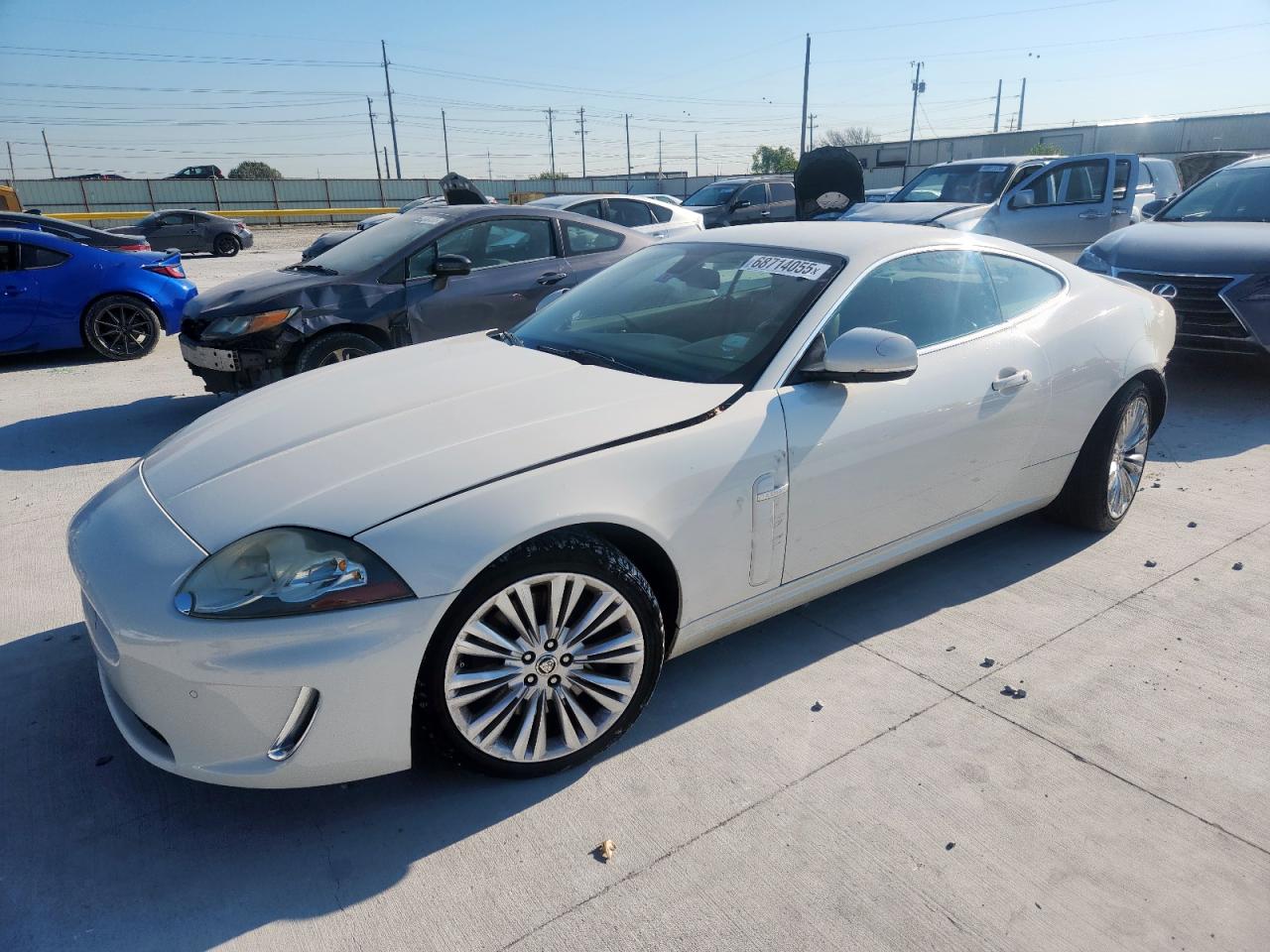 2010 Jaguar XK, VIN SAJWA4FB9ALB34565 — Rear end
