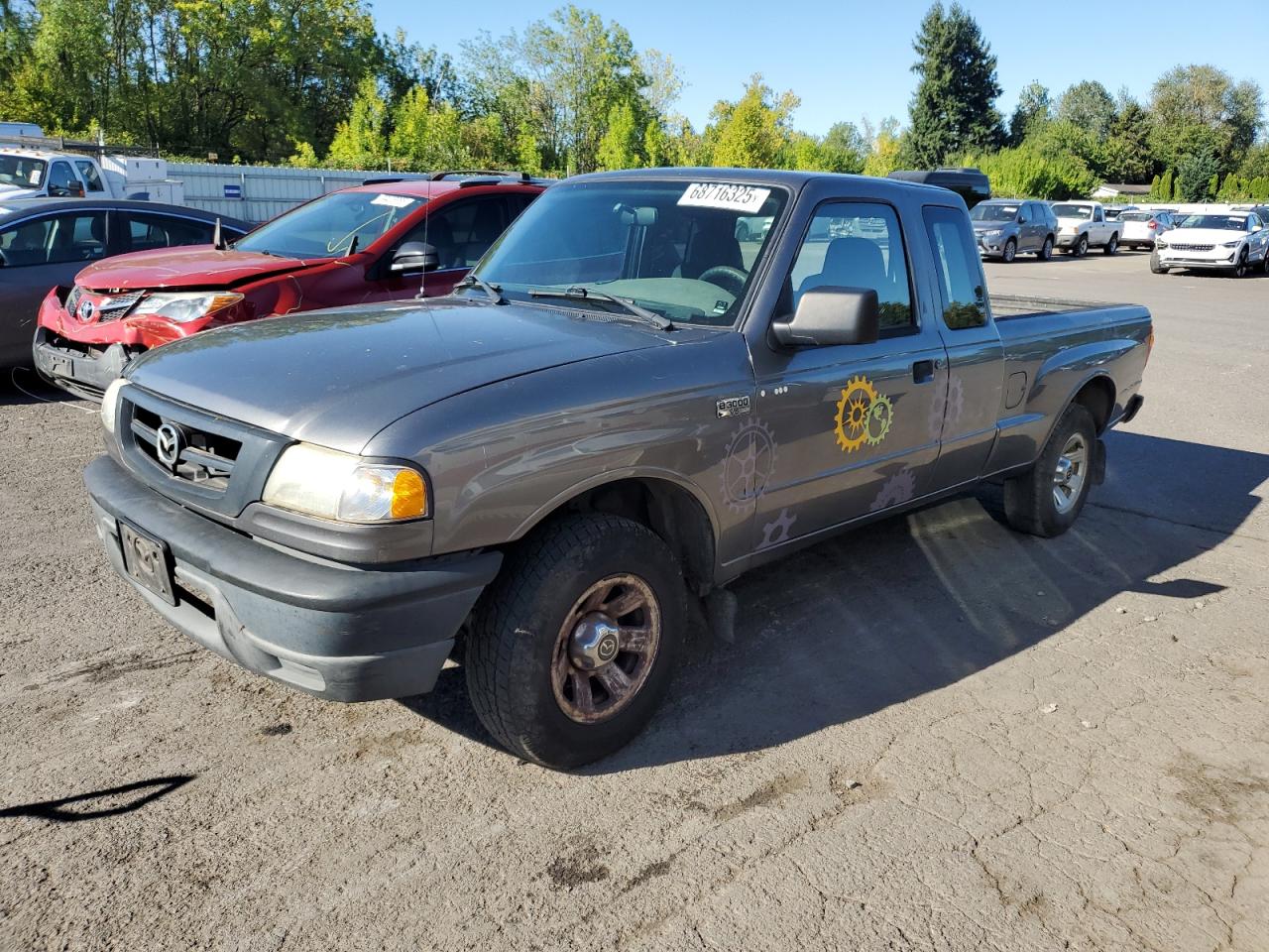 2007 Mazda B-Series, VIN 4F4YR46U37PM03330 — Бок