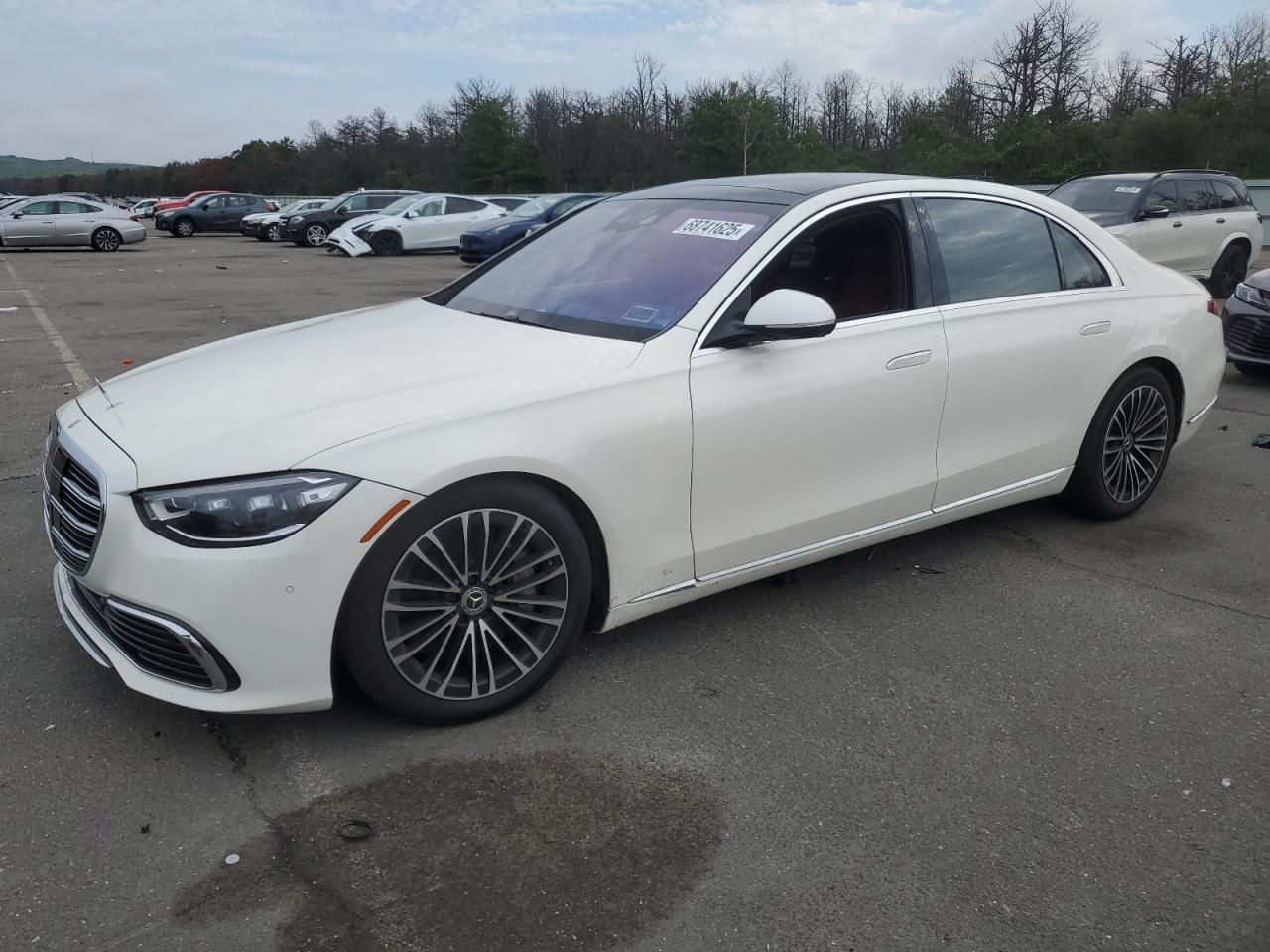 2021 Mercedes-Benz S 580, VIN W1K6G7GBXMA022552 — Vandalism