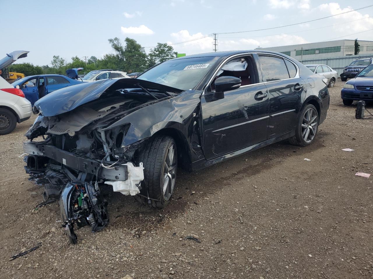 2020 Lexus GS 350 F Sport, VIN JTHEZ1CL1LA012419 — Перед
