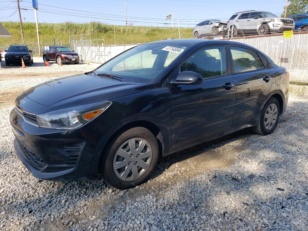 2023 Kia Rio LX, VIN 3KPA24AD1PE629307 — Water / flood