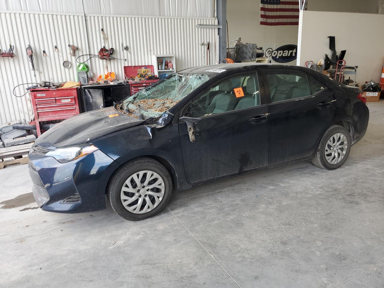 2018 Toyota Corolla L, VIN 5YFBURHE7JP854685 — Front end