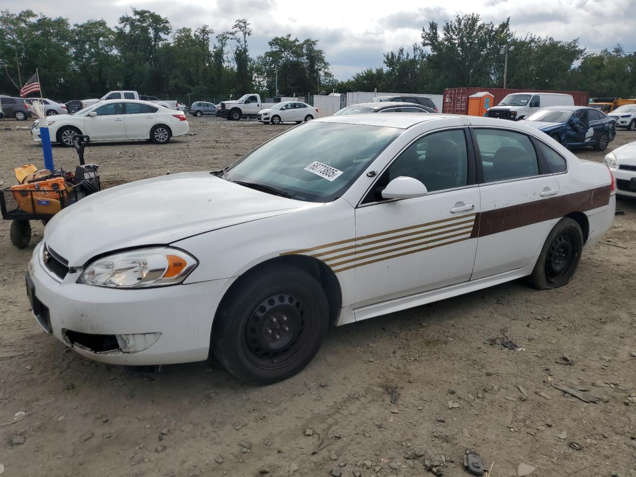 2015 Chevrolet Impala Police Police, VIN 2G1WD5E37F1159294 — Front end