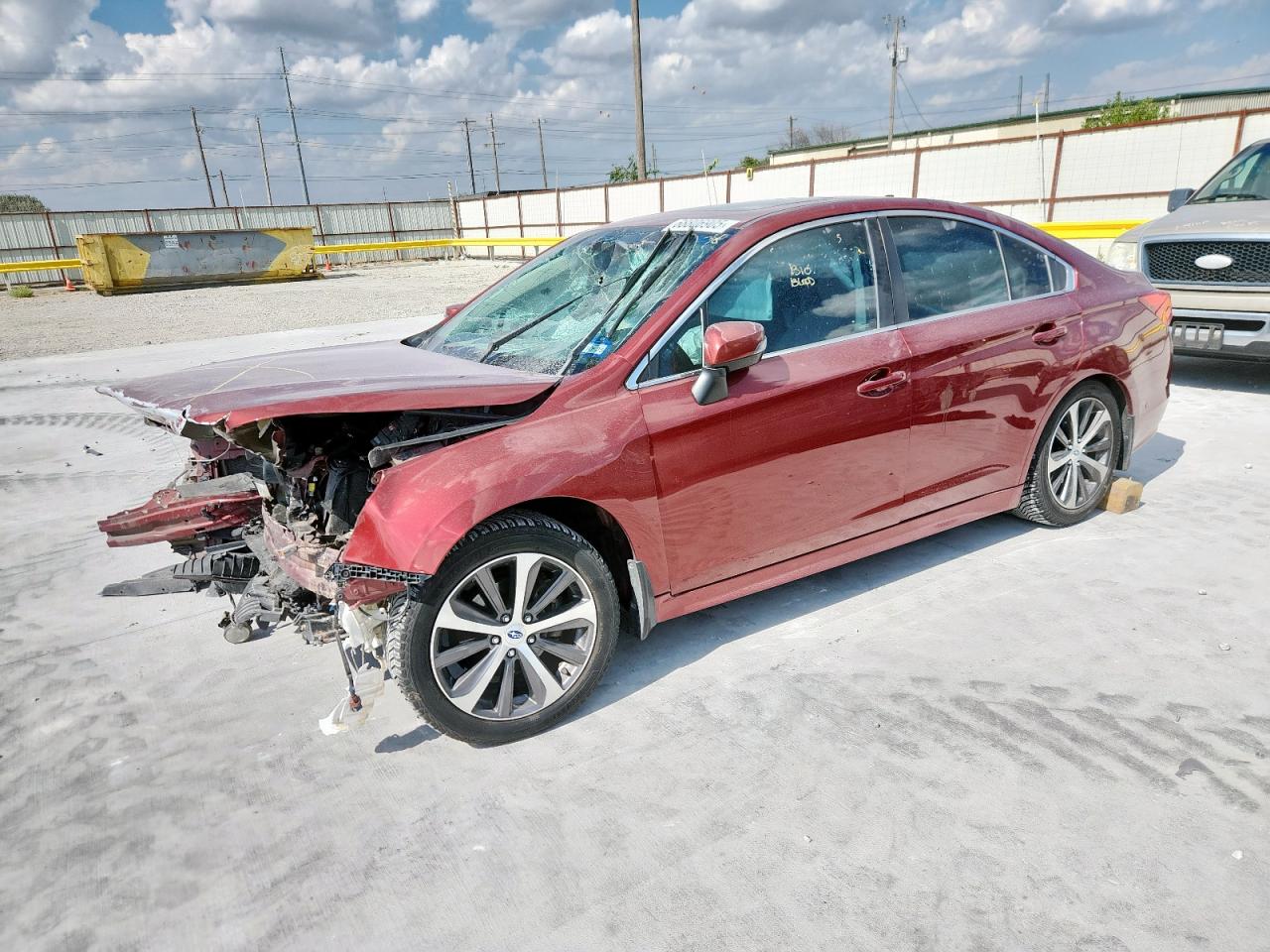 2017 Subaru Legacy Limited, VIN 4S3BNAN67H3032757 — Front end