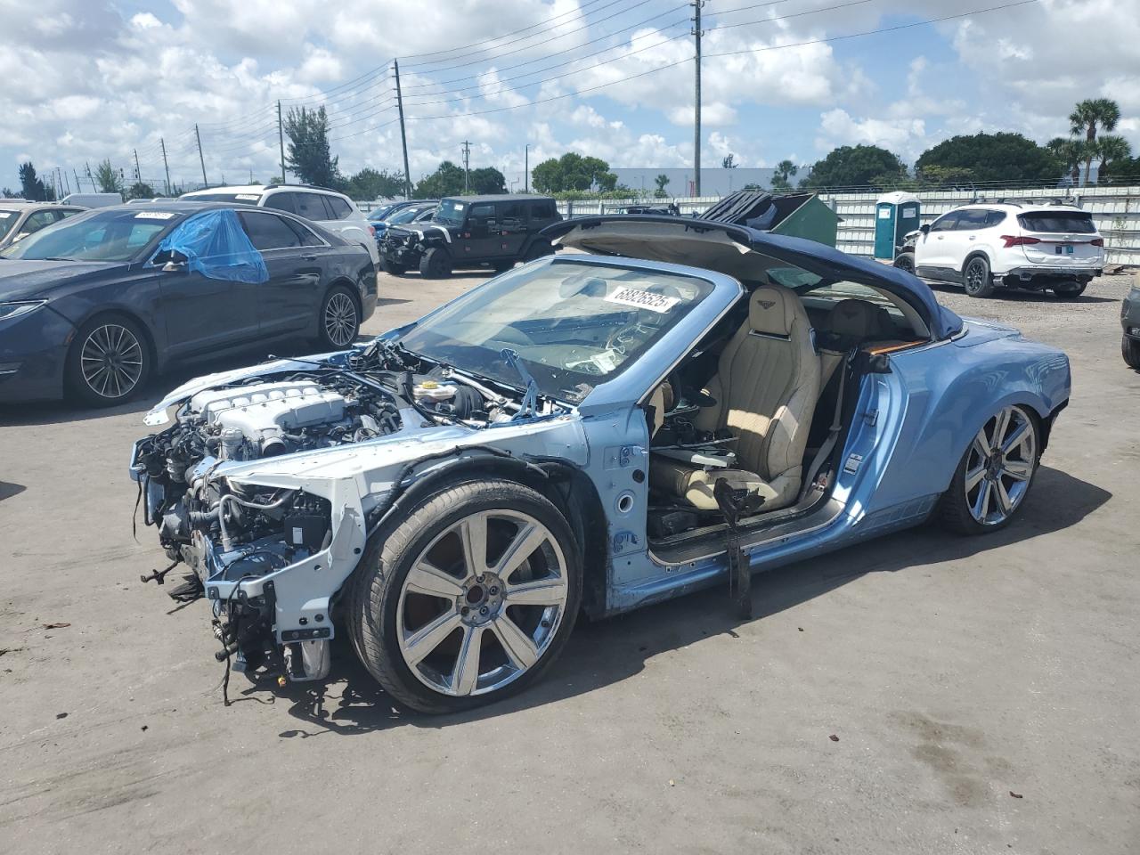 2012 Bentley Continental GT, VIN SCBGR3ZA1CC076978 — Water / flood