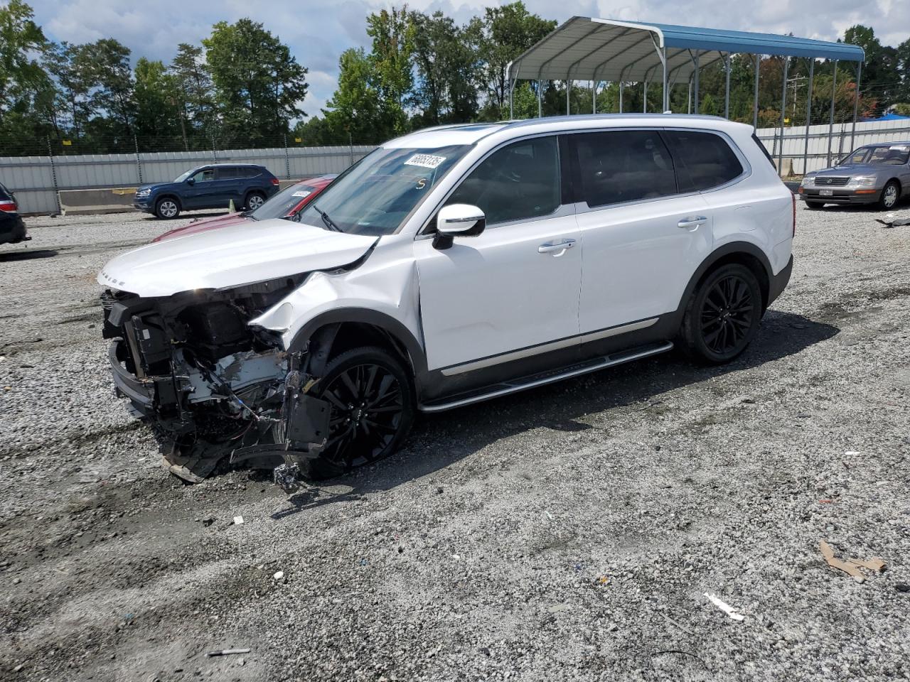 2022 Kia Telluride SX, VIN 5XYP5DHC4NG215694 — Front end