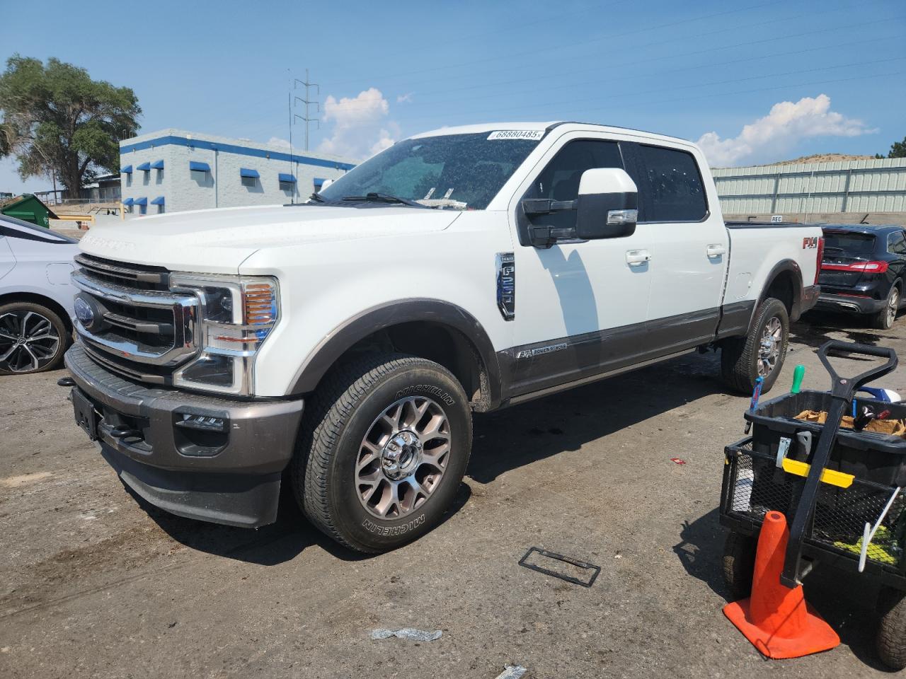 2021 Ford F-250 XL, VIN 1FT8W2BTXMEC59141 — Missing or altered VIN