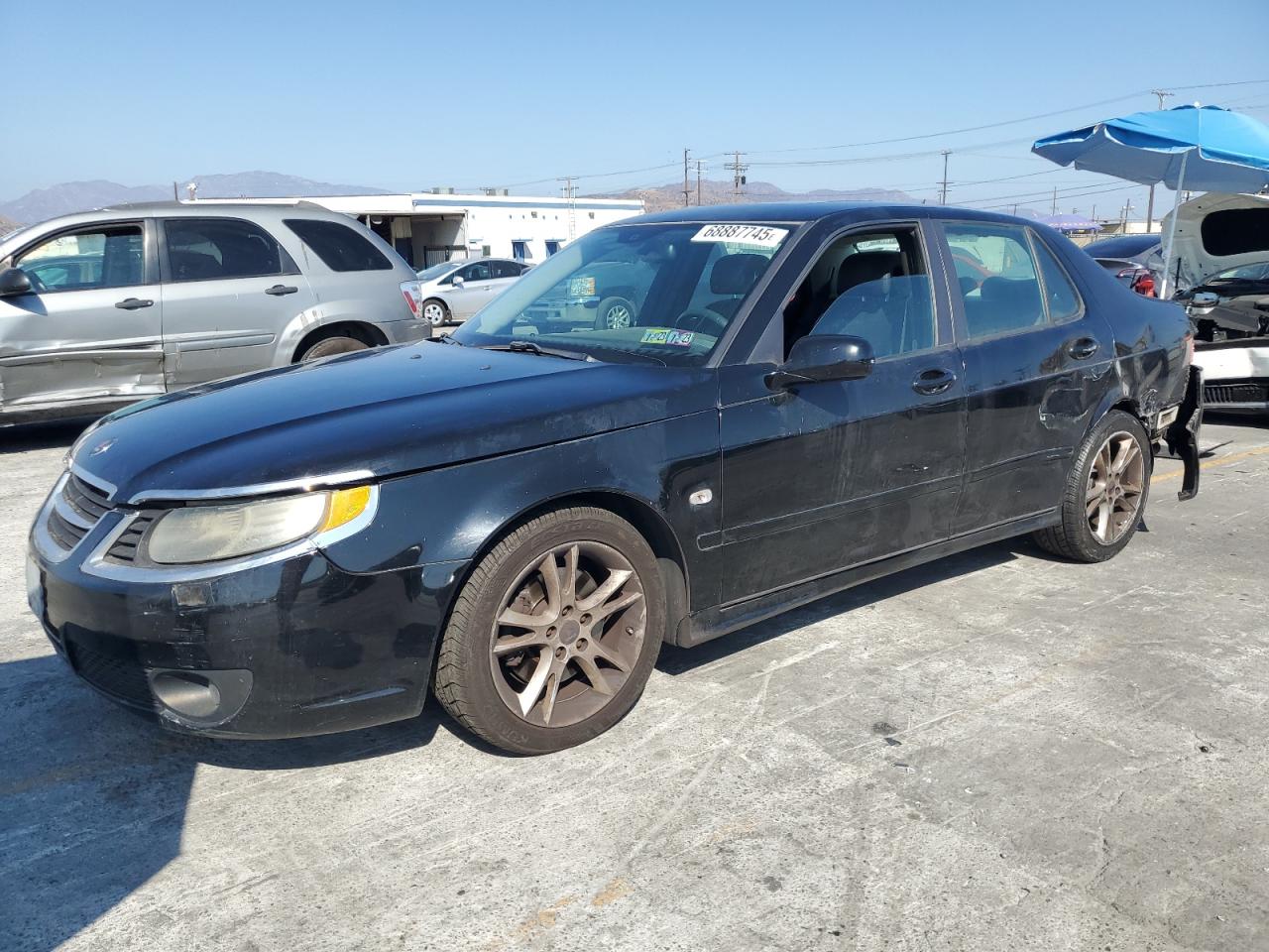 2008 Saab 9-5, VIN YS3ED49GX83514281 — Зад