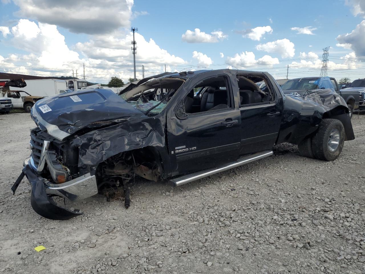 2008 GMC Sierra 3500HD DRW SLE2, VIN 1GTJK33628F200841 — Rollover