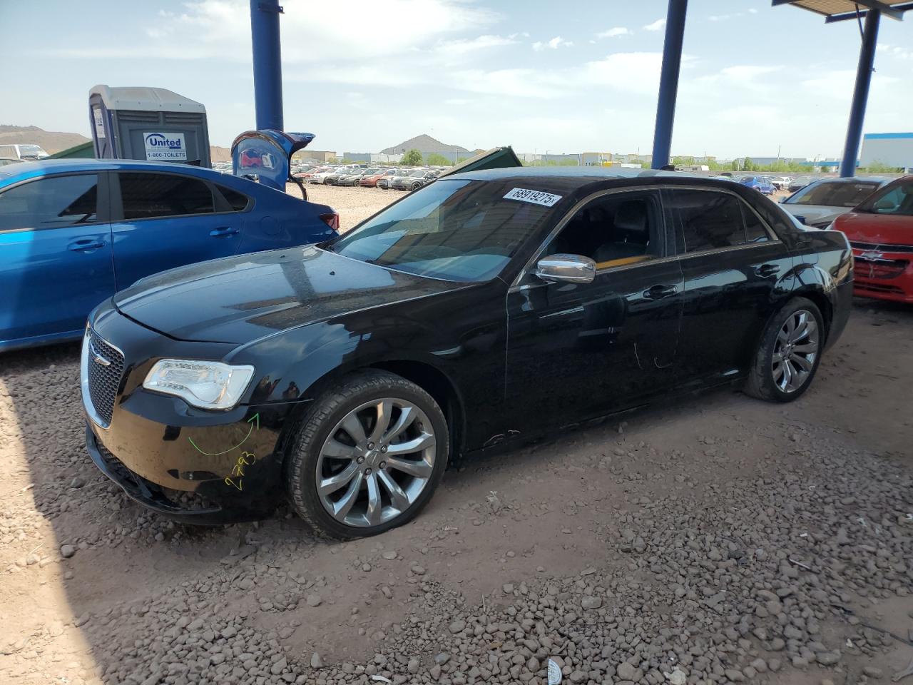 2015 Chrysler 300 Limited, VIN 2C3CCAAGXFH781365 — Prior damage history