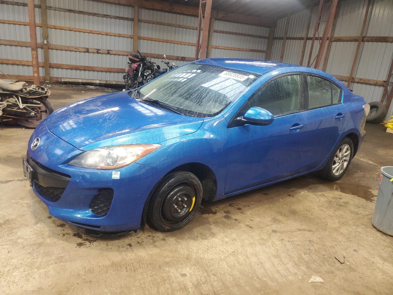 2013 Mazda 3 i Touring, VIN JM1BL1V78D1787260 — Partial repair
