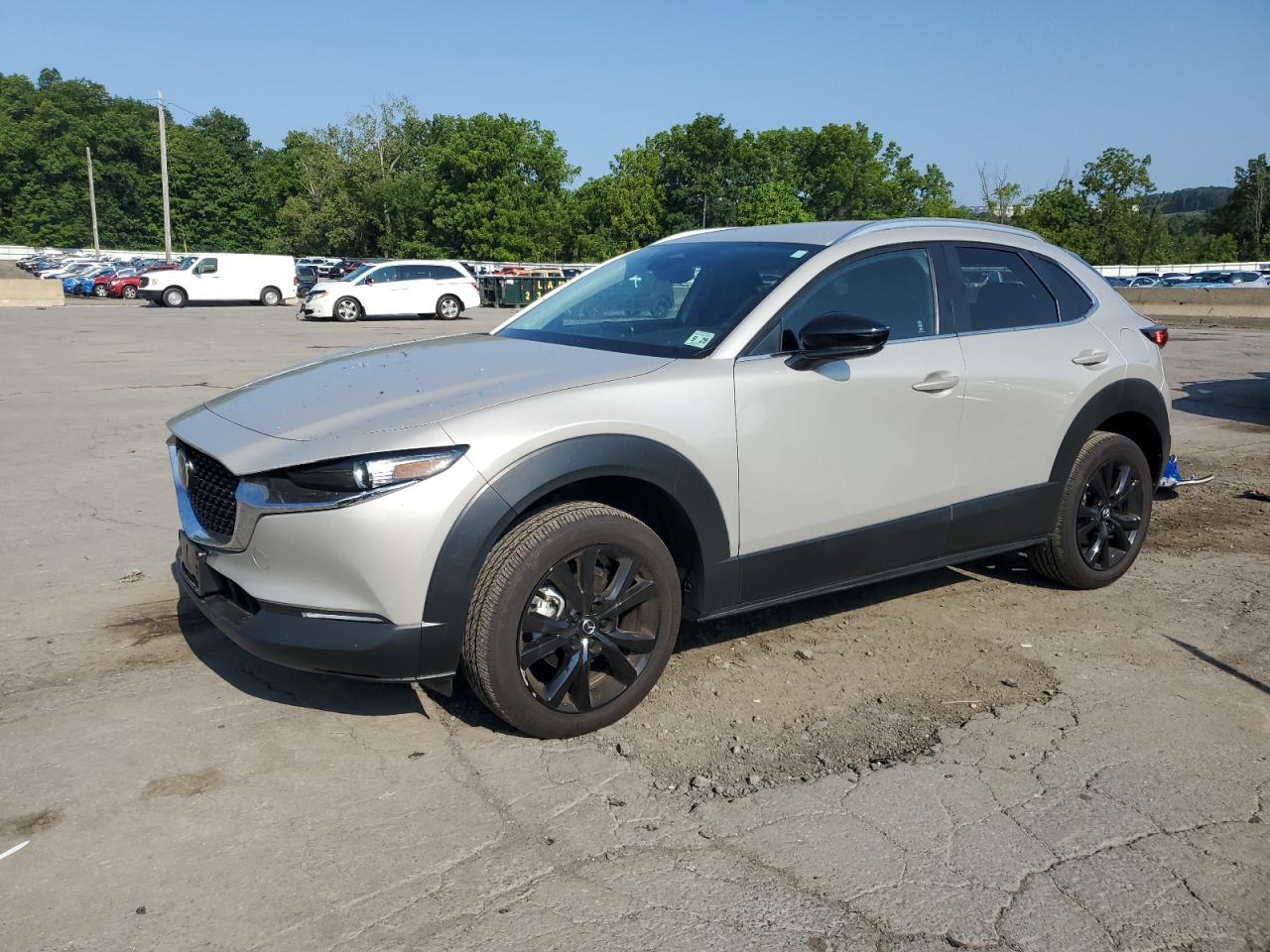 2024 Mazda CX-30 S Select Sport, VIN 3MVDMBBM5RM710182 — Rear end