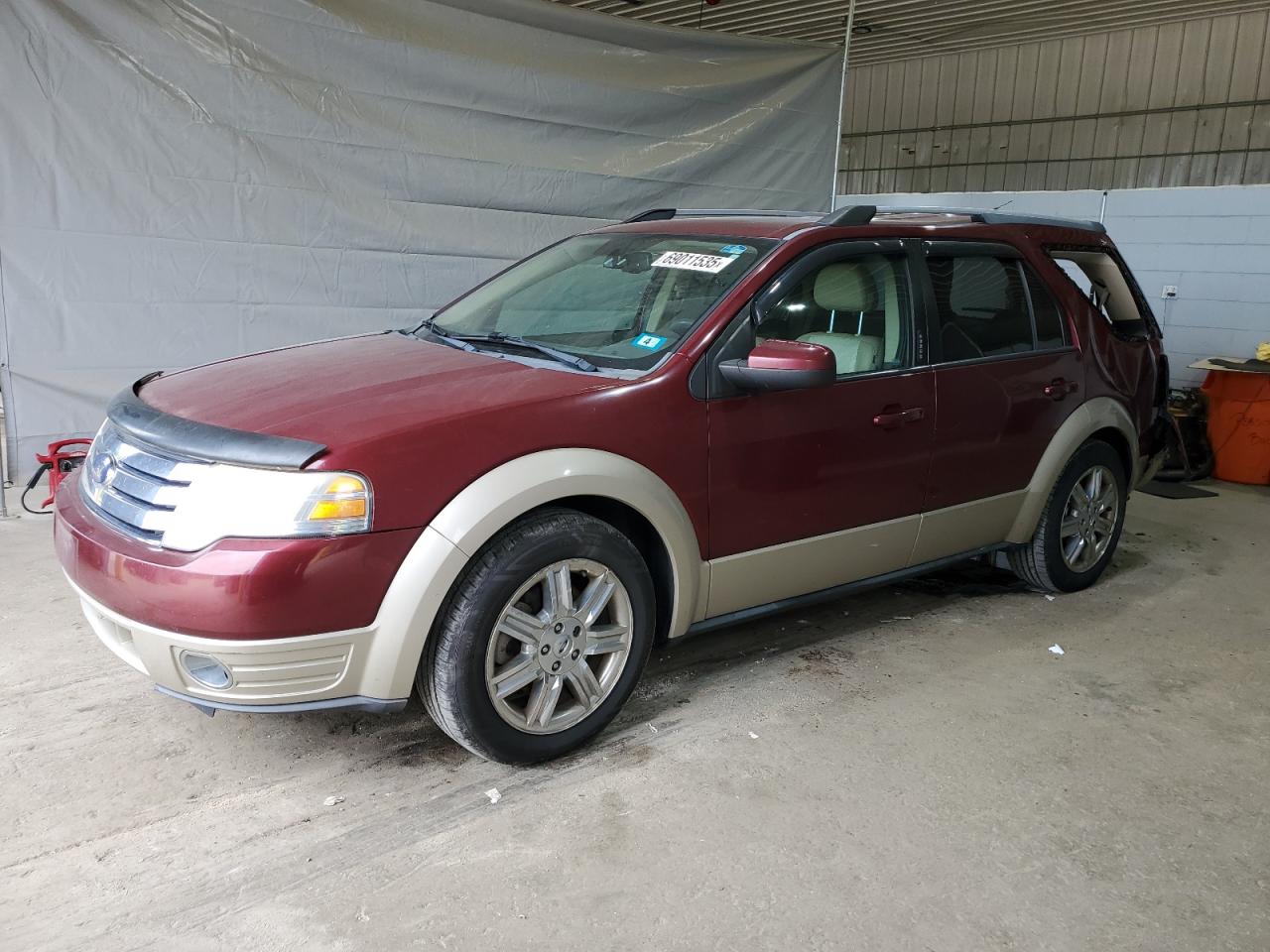 2008 Ford Taurus X Eddie Bauer, VIN 1FMDK08W08GA11096 — Rear end