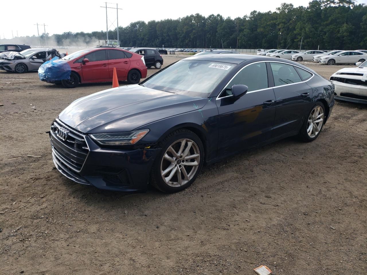 2023 Audi A7, VIN WAUR2BF25PN019952 — Перед