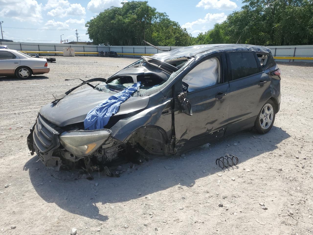 2018 Ford Escape S, VIN 1FMCU0F73JUA36244 — Rollover
